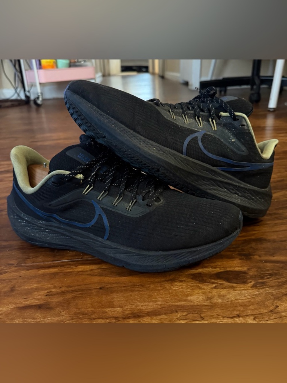 Size 12.5 - Nike Air Zoom Pegasus 39 Black Hyper Royal Speckled